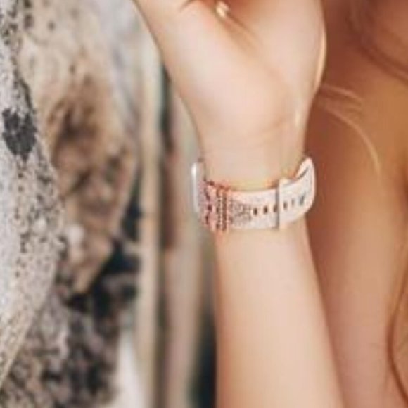 NEW 2 Pack Apple Watch Bands with Charms - Picture 4 of 4